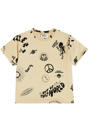 Molo Rodney printed cotton jersey T-shirt