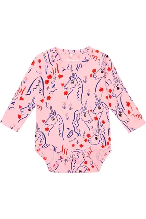 Mini Rodini Baby printed cotton-blend onesie