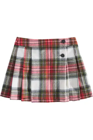 BONPOINT Talissa checked wool skirt
