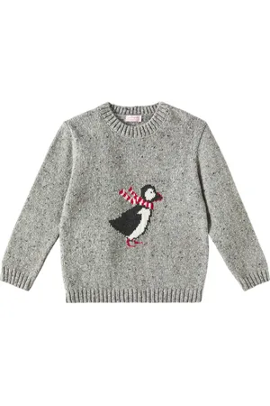 La Coqueta Puffin wool-blend sweater