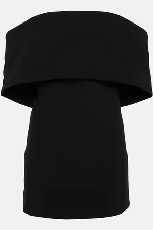 Totême Off-shoulder crÃªpe top