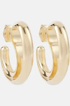 Bottega Veneta Drop 18kt -plated sterling silver earrings