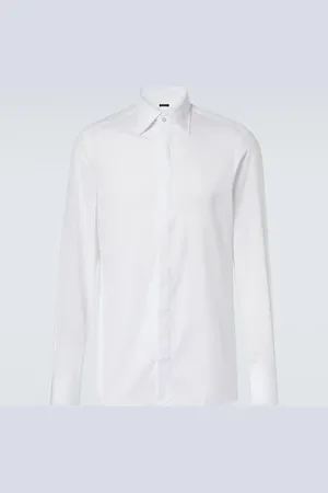 Rubinacci Cotton tuxedo shirt