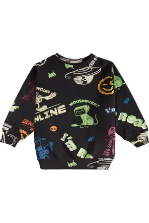 Molo Monti printed cotton jersey sweatshirt