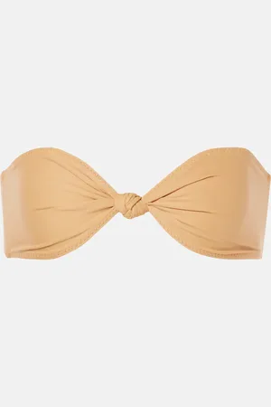 SAME Gathered bandeau bikini top