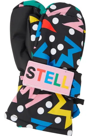 Stella McCartney Printed ski mittens