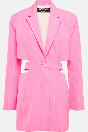 Jacquemus La Robe Bari cutout linen minidress