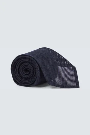 Thom Sweeney Silk grenadine tie