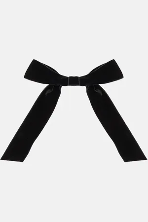 Jennifer Behr Adley bow velvet barrette