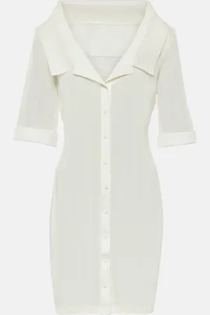 Jacquemus La mini robe Manta jersey shirt dress