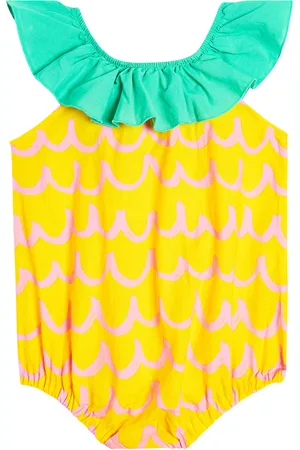 Stella McCartney Baby printed cotton playsuit