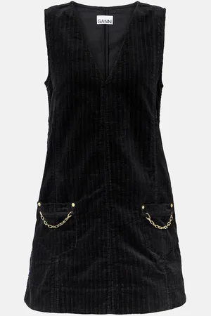 Ganni Cotton corduroy minidress