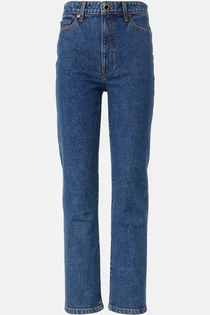 Khaite Abigail high-rise straight jeans