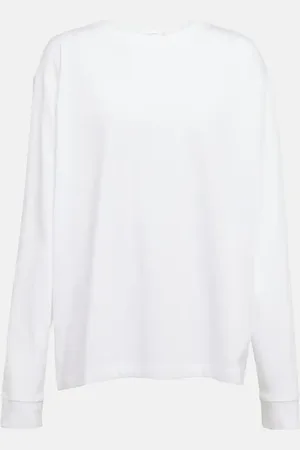 The Row Ciles long-sleeved cotton top