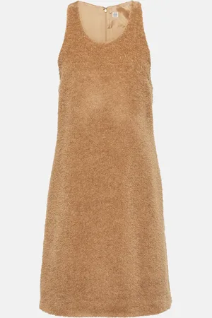 Totême Wool and alpaca teddy minidress