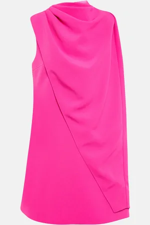 Safiyaa Margareta asymmetrical cape minidress