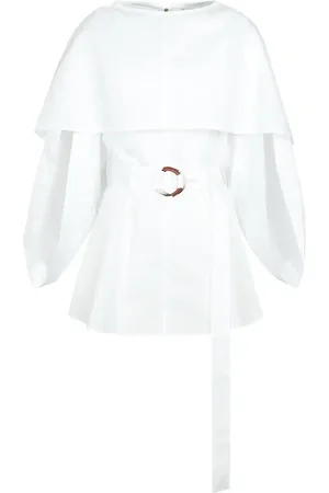 J.W.Anderson Belted cotton minidress