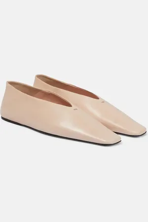 Jil Sander Leather ballet flats