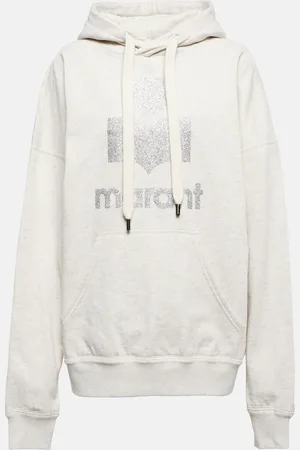 Marant Etoile Mansel logo cotton-blend hoodie