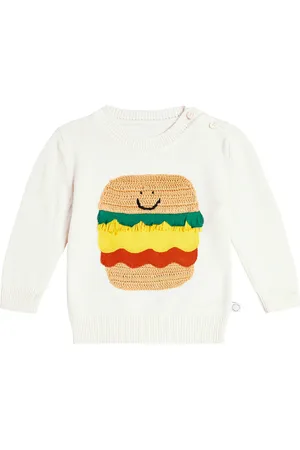 Stella McCartney Baby intarsia cotton sweater