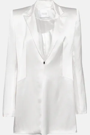 GALVAN Bridal Leith satin blazer dress