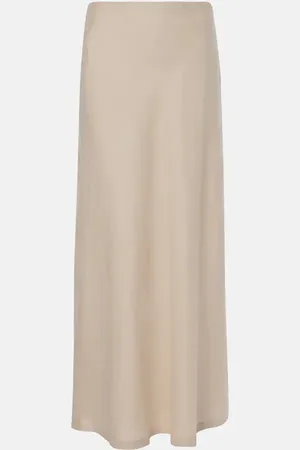 FAITHFULL THE BRAND Antibes low-rise linen maxi skirt