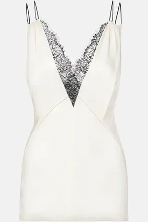 Victoria Beckham Lace-trimmed camisole