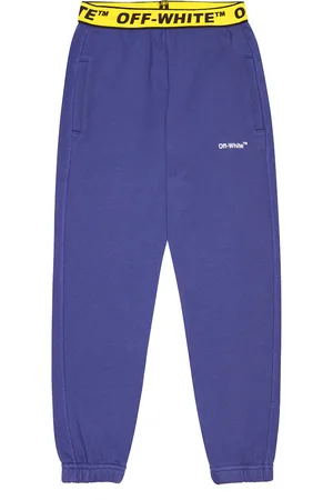 OFF-WHITE Logo cotton jersey sweatpants