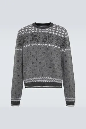 Thom Browne Jacquard wool sweater