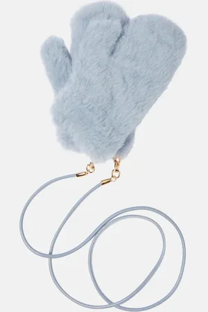 Max Mara Ombrato teddy mittens