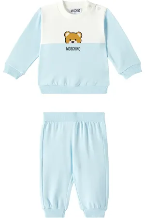 Moschino Baby cotton-blend tracksuit gift set
