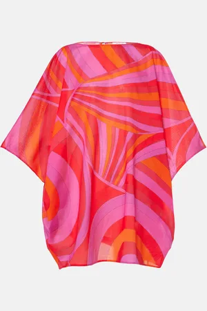 Puccini Iride cotton muslin kaftan