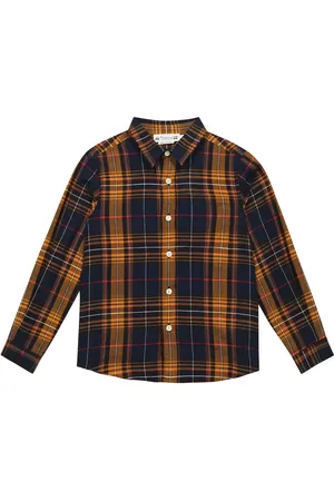 BONPOINT Tango tartan cotton-blend shirt