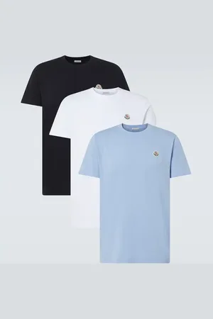 Moncler Set of 3 cotton jersey T-shirts