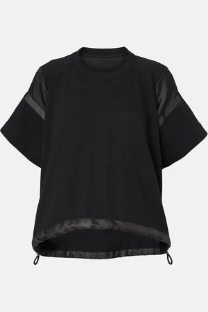 SACAI Cotton jersey T-shirt