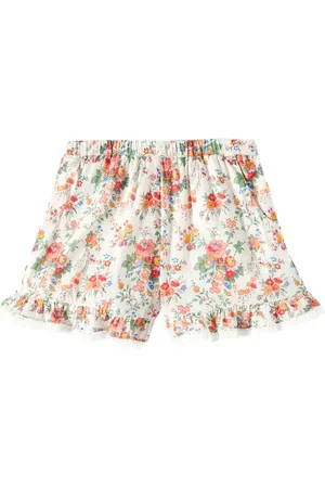 Louise Misha Vallaloid floral cotton voile shorts