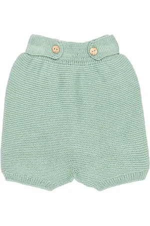 La Coqueta Baby Menta cotton shorts