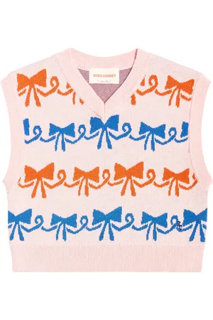Bobo Choses Cotton jacquard sweater vest