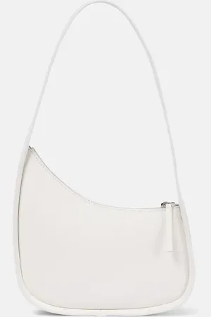 The Row Half Moon leather shoulder bag