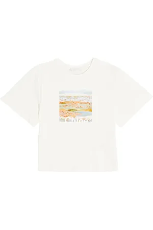 Chloé ChloÃ© Kids Printed cotton-jersey T-shirt