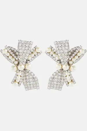 Jennifer Behr Simone SwarovskiÂ® crystal and faux pearl earrings