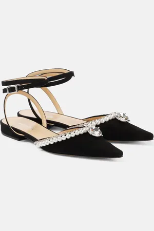 Mach & Mach Diamond of Elizabeth suede flats