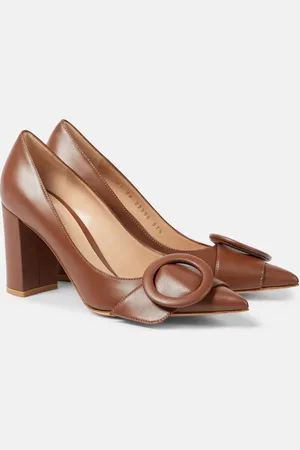 Gianvito Rossi 85 leather pumps