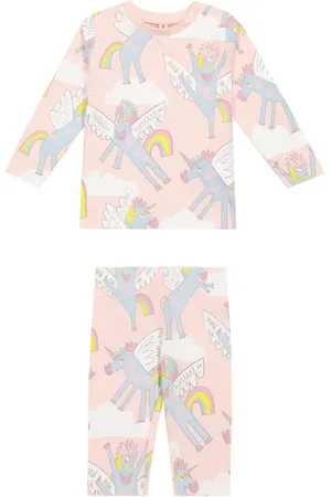 Stella McCartney Set of cotton sweatshirt and sweatpants