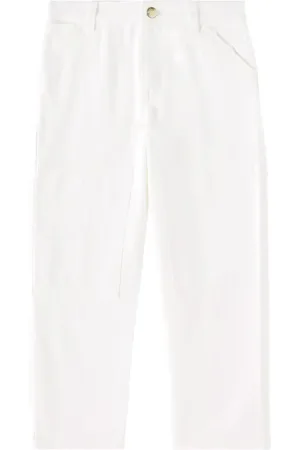 Ralph Lauren High-rise cotton wide-leg pants