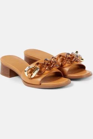 See by Chloé See By ChloÃ© Embellished leather mules
