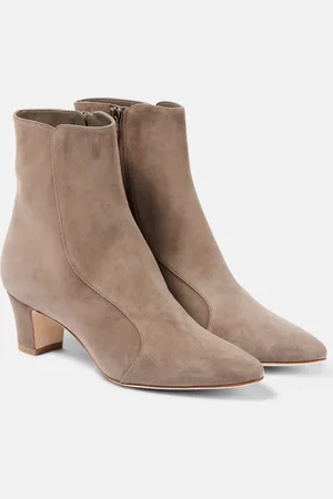 Manolo Blahnik Myconia 50 suede booties