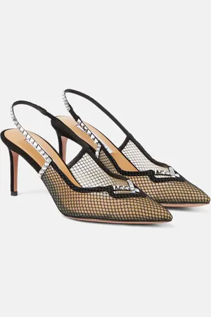 Aquazzura Forbidden Love 75 slingback pumps