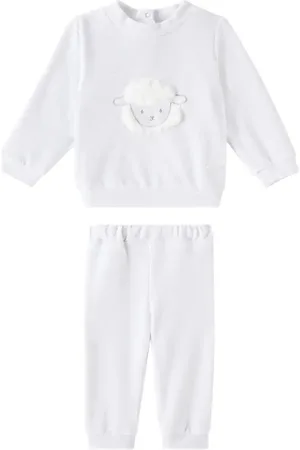 PATACHOU Baby cotton-blend sweatshirt and sweatpants set