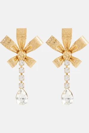 Jennifer Behr Hollis crystal-embellished drop earrings